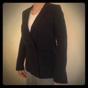 Never worn black double-breasted blazer