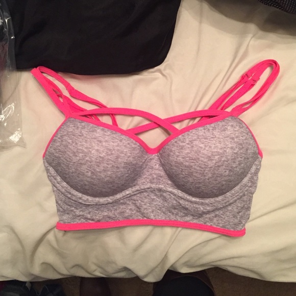 Pink bra