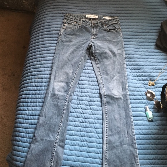 Light faded blue jeans