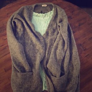 Old navy long zip cardigan
