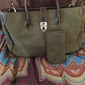 Dooney & Burke HandBag (Green & Brown) Never Worn!