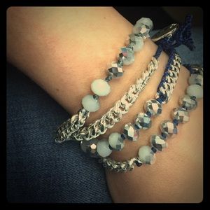 Bead and Ribbon Multi-Wrap bracelet👌🏼