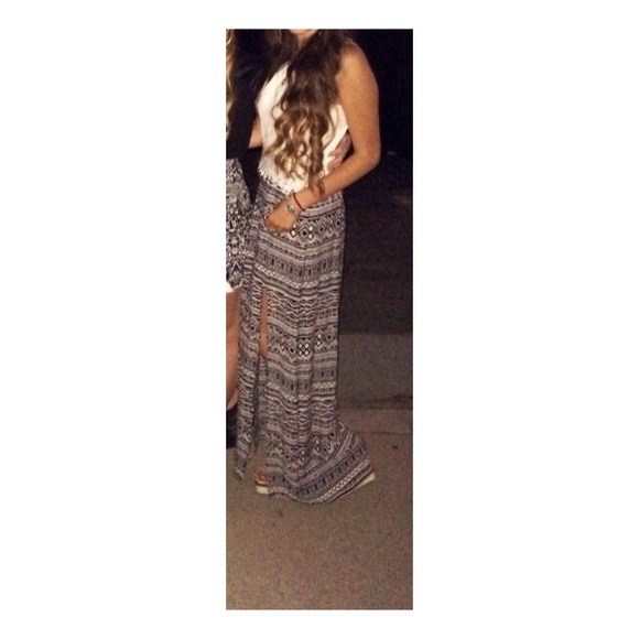 tribal long skirt!