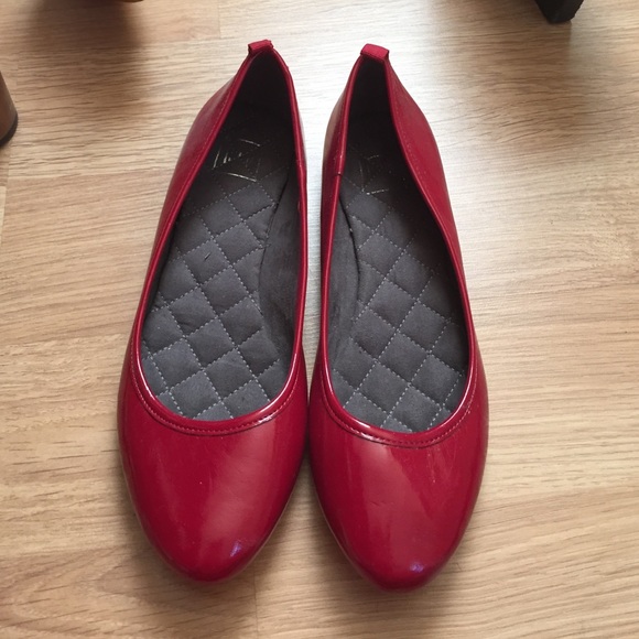 GAP dark red flats!