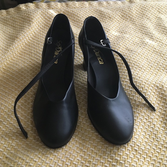 Black So Danca character shoes