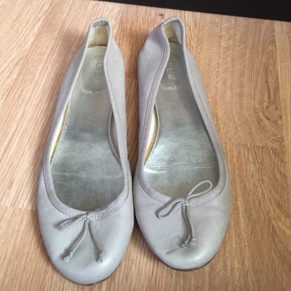 J. Crew gray flats!