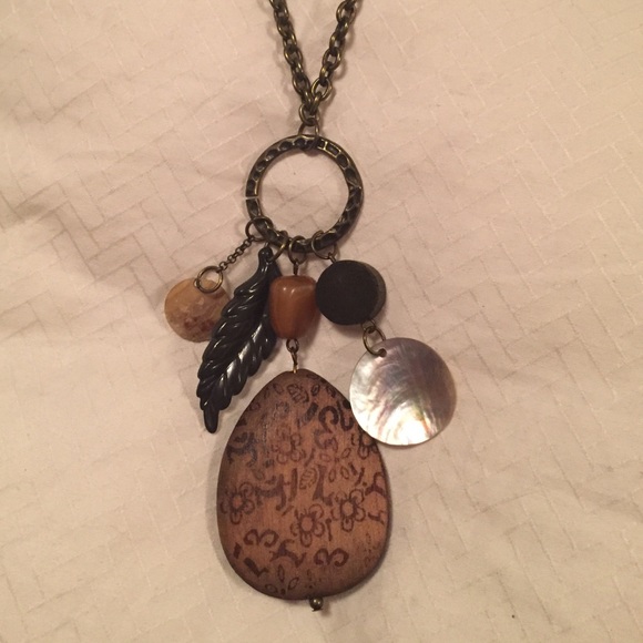 Multi charm necklace