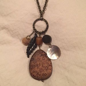 Multi charm necklace