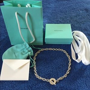 Authentic Tiffany toggle necklace