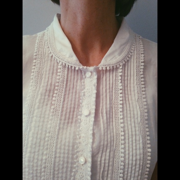 J.Crew vintage peter pan collar shirt!