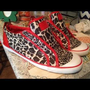 Coach leopard sneakers SOLD