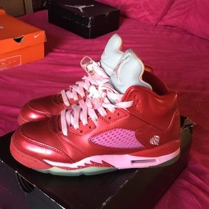 Jordan 5s Valentine's Day (strawberry)