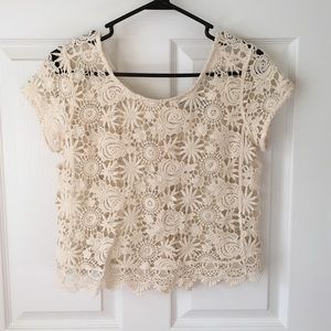 American rag Lacey top