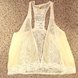 Free People Lace Vest