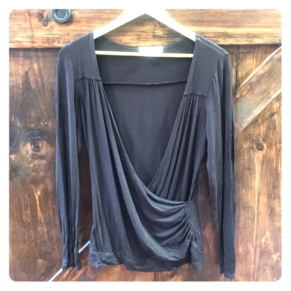 Michael Kors. dark brown top.