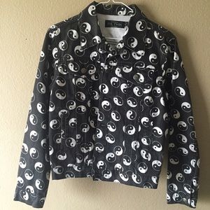 Evil Twin ying yang denim jacket