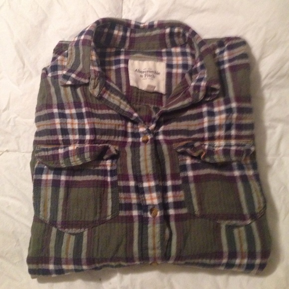 Abercrombie & Fitch plaid button down