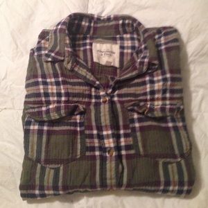 Abercrombie & Fitch plaid button down