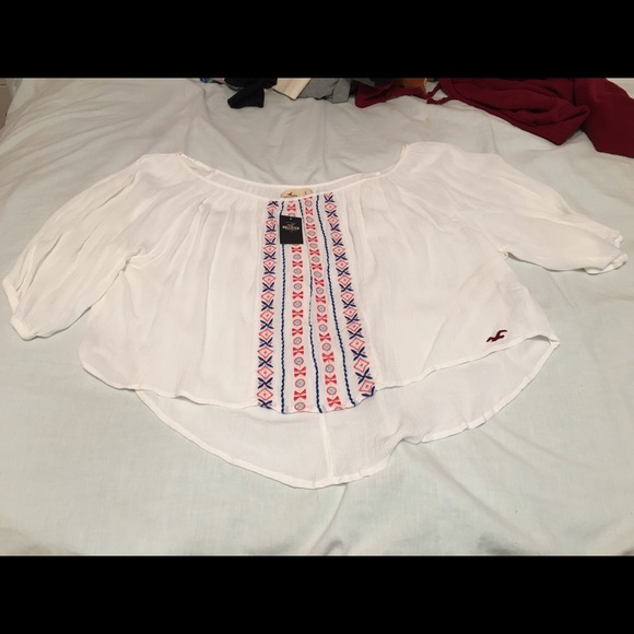 Hollister flowy chiffon top