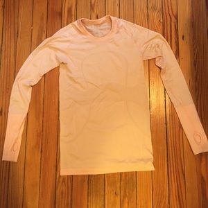 Lululemon Pink Long Sleeve Shirt