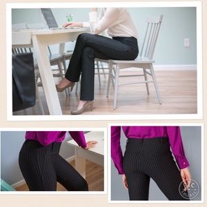 NWT Express Black Pinstripe Dress Pants Slacks