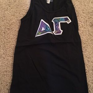 Delta Gamma letter tank