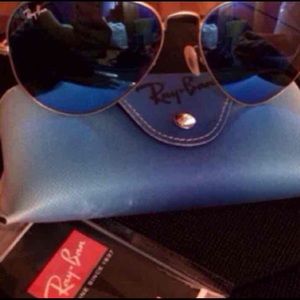 Ray-ban aviator blue 😍