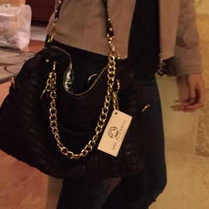 Black fashionable purse