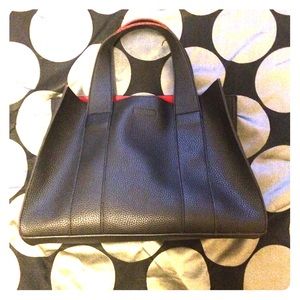 Black and Red Tote Purse