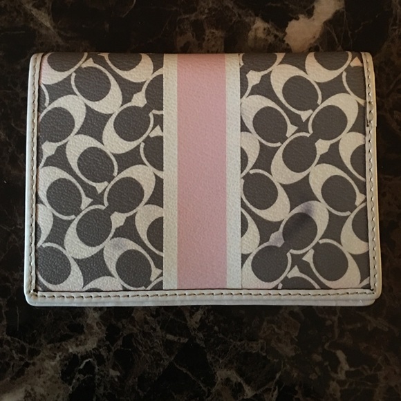 Coach passport holder