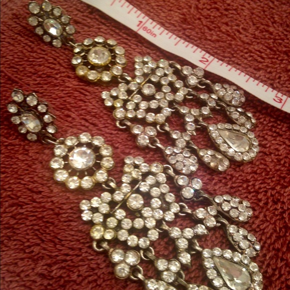 Swarovski crystals chandelier earrings