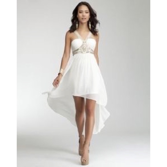 White BEBE dress