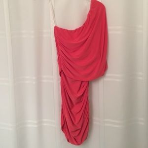 Silky, fitted homecoming dress