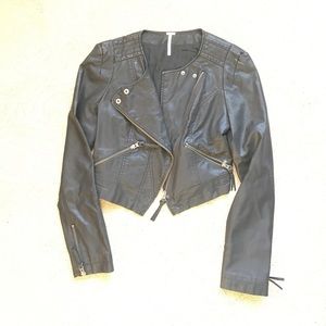 Free People Black Jacket