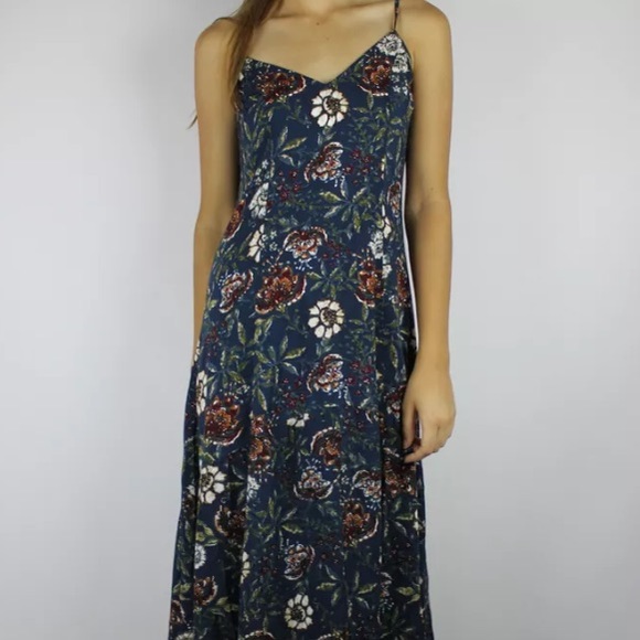 Abercrombie floral maxie dress