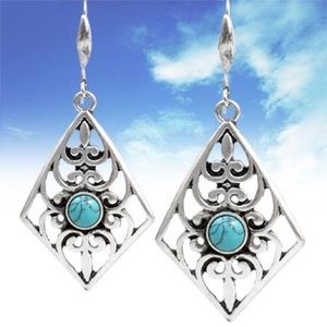 Silver & turquoise earrings