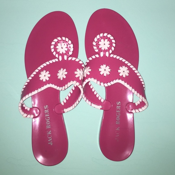 Jack Rogers Shoes - Pink Jellie Jack Rogers