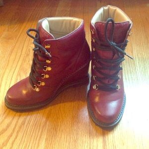 Diane von Furstenberg Wedge Boots