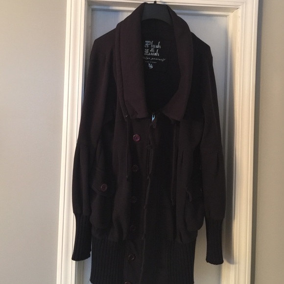 Navy blue casual/comfy jacket