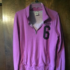 PINK Half Zip sweatshirt