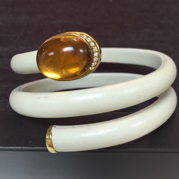 Italian jewelry triple resin 18kgold diamond brct