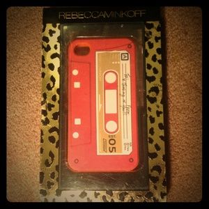 Rebecca Minkoff Cassette Tape IPhone 4 Case