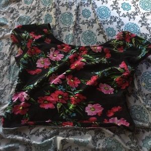 Floral crop top