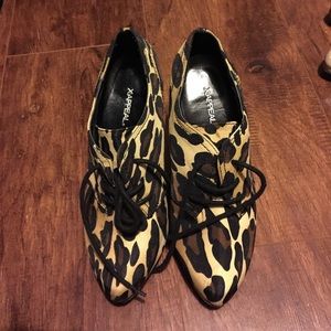 Cheetah leopard heel bootie
