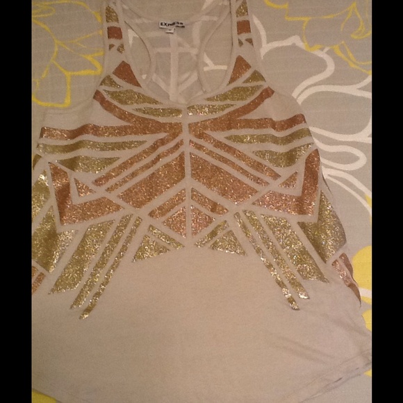 Express Sheer Back Top