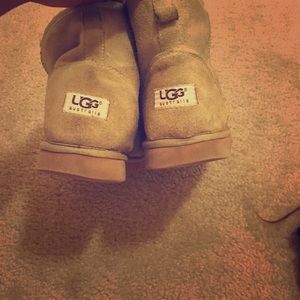 Beige ugg boots