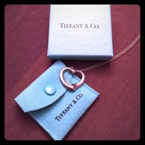Tiffany & Co. Elsa open heart necklace