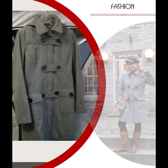 Tommy Hilfiger Gray  Wool coat