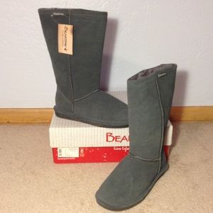 Charcoal Bear Paw Emma Tall 12" Boots