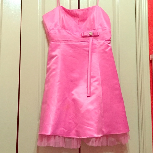 Pink bubblegum formal dress only wore once!